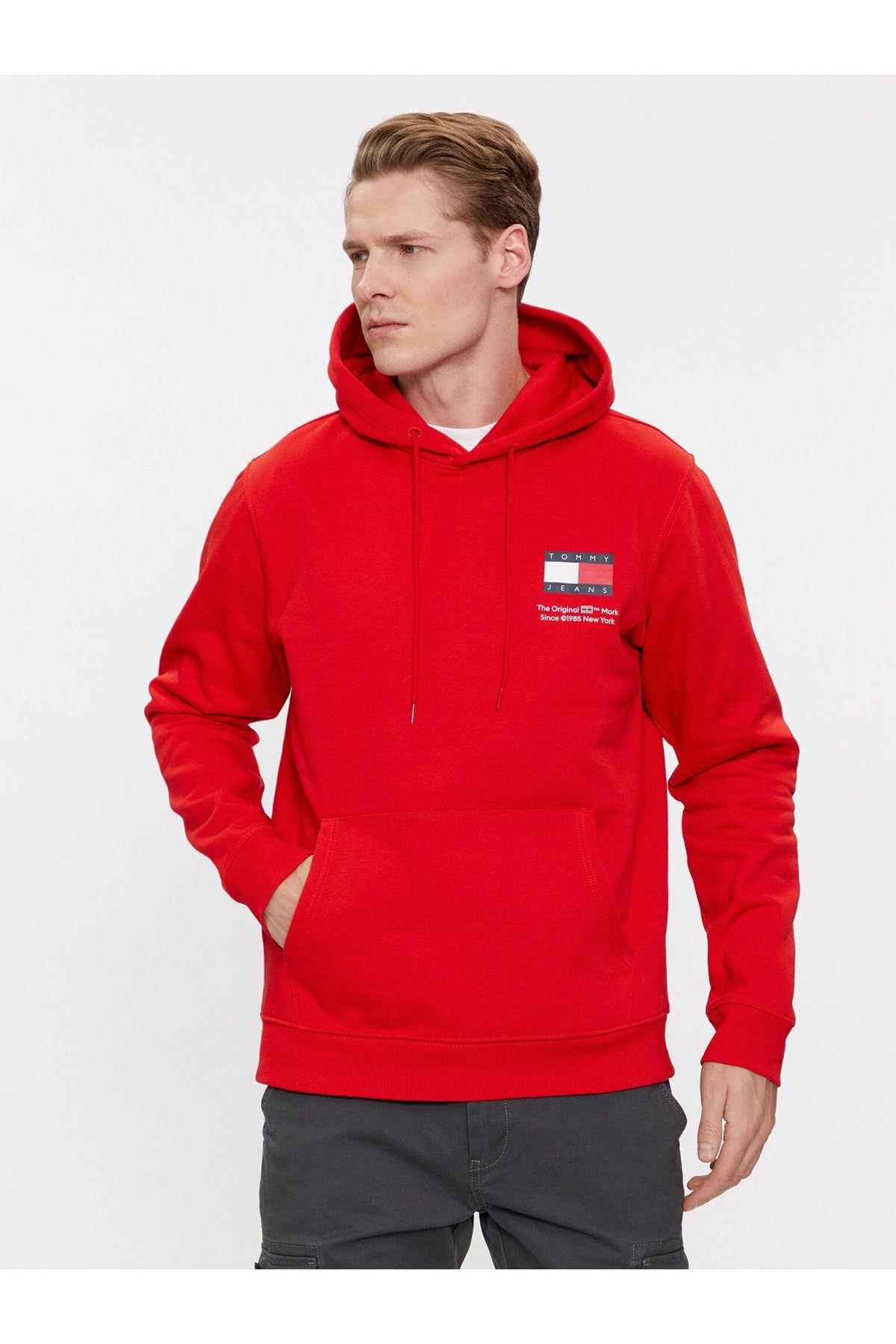 Tommy Hilfiger Bluza sportowa Mężczyźni Tjm Reg Essential Flag Hood Ext