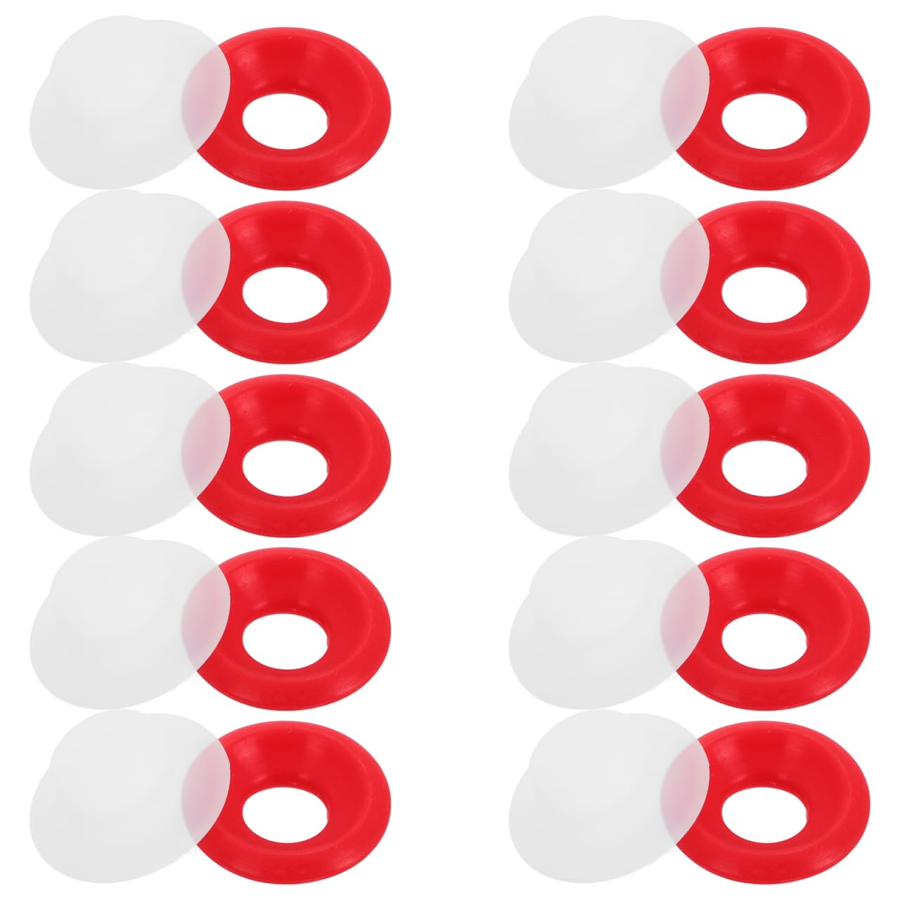 PartyKindom Silicone Sealing Gaskets for Swing Top Bottle Caps 20Pcs Leak Proof Replacement Seals 1 Inch Diameter for Beer and Beverage Bottles Kitchen Use