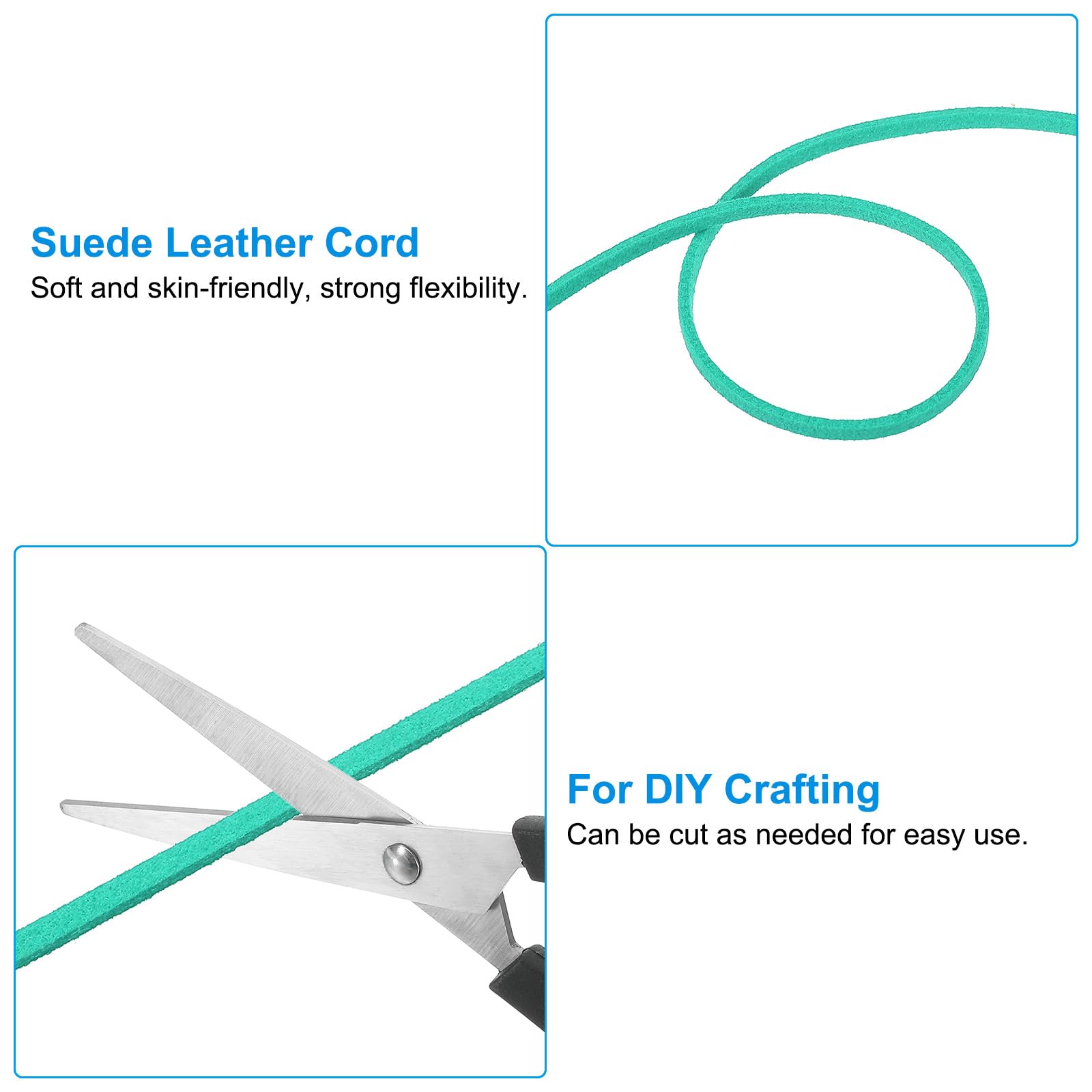 PATIKIL Suede Leather Cord 2.5mm 98 Yard - Image 3