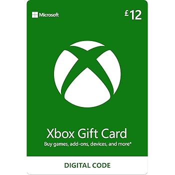 Xbox Gift Card £12 Digital Download