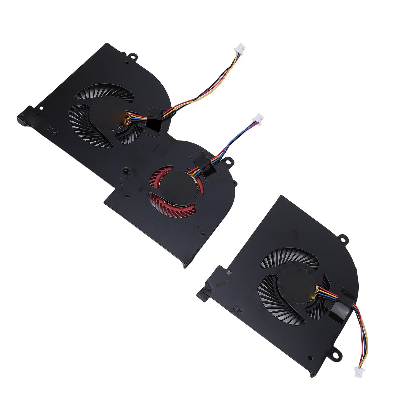 PUSOKEI 2 Piezas Ventilador de Refrigeración CPU GPU para Portátil
