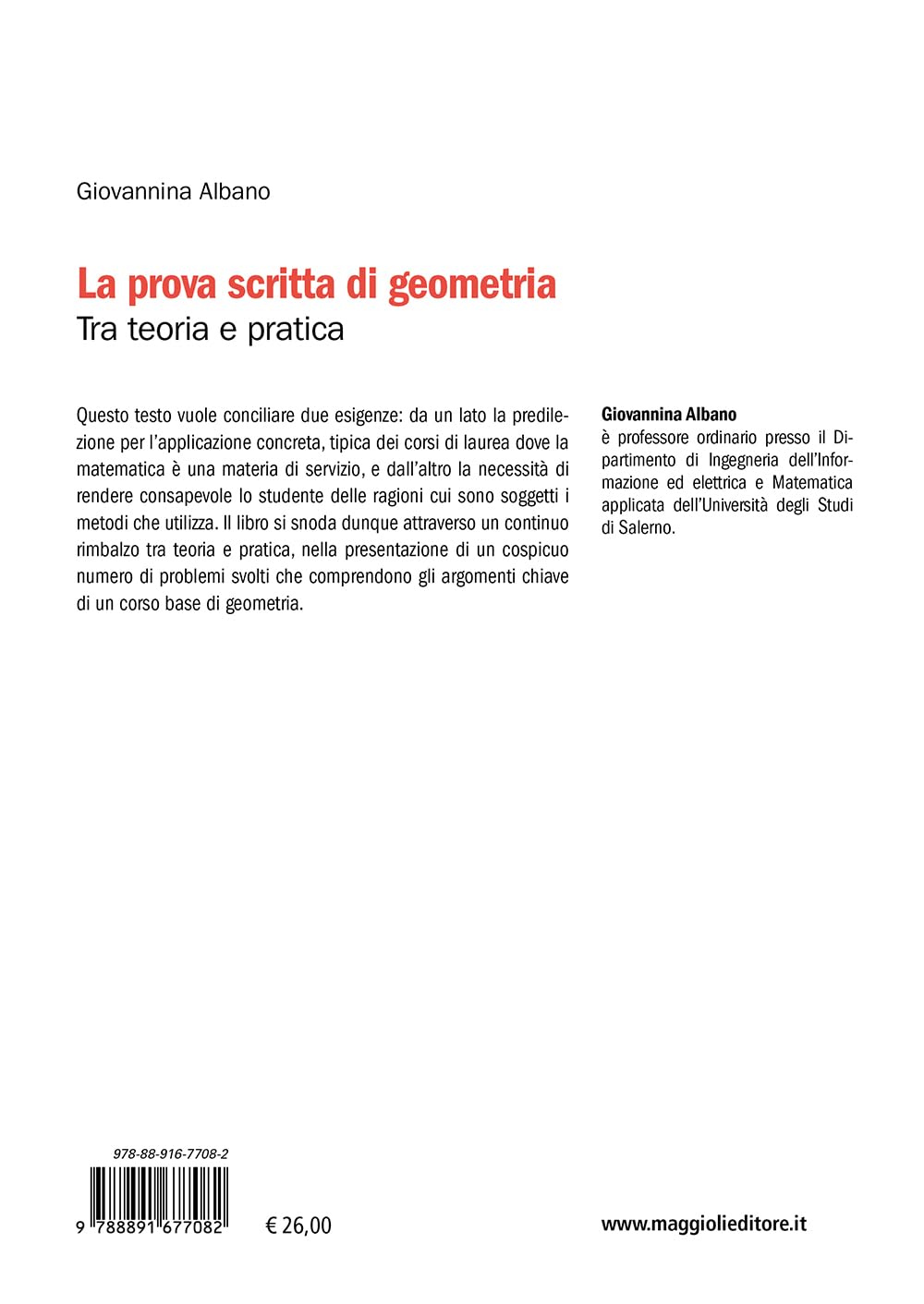 La prova scritta di geometria: tra teoria e pratica