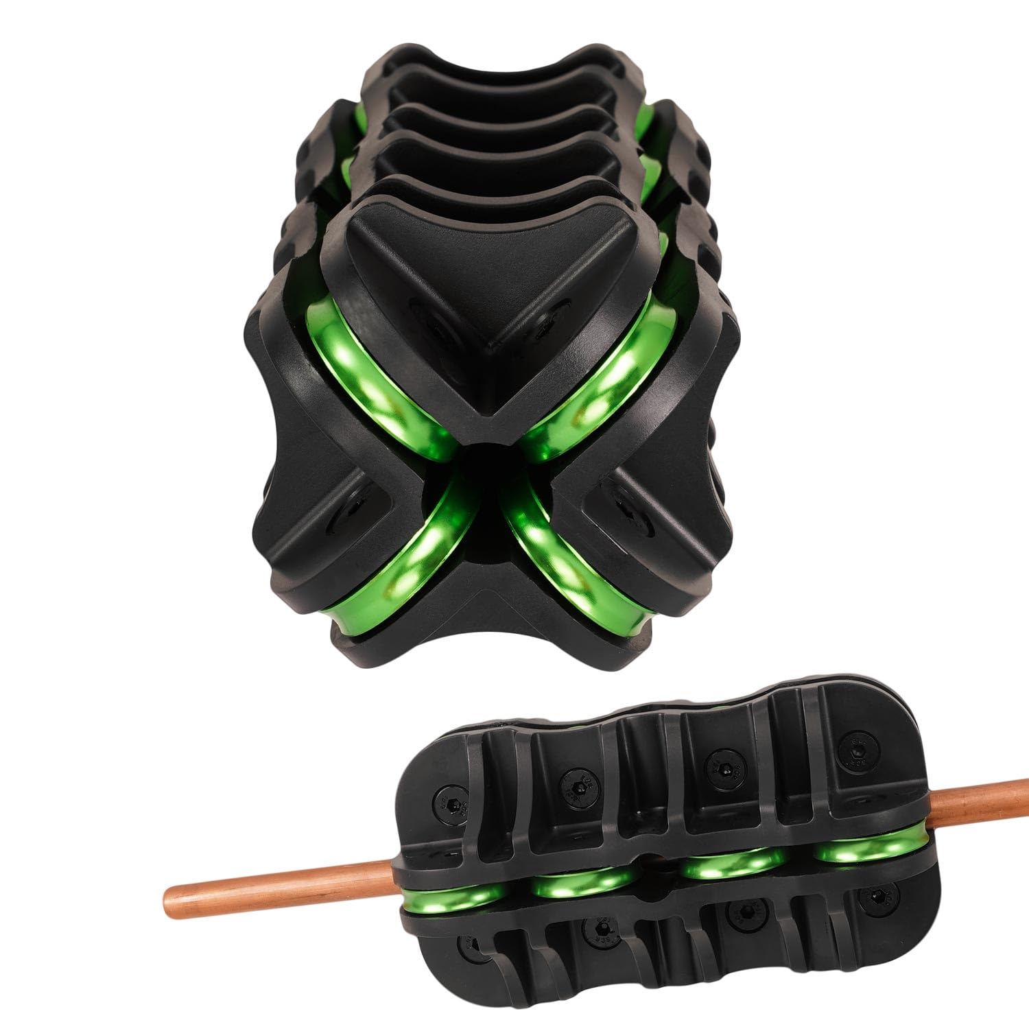 Handheld Tubing Straightener, 3/8 Inch O.D. Tube Straightening Tool for Brake Line Fuel Line Copper/Aluminum/Steel Coils