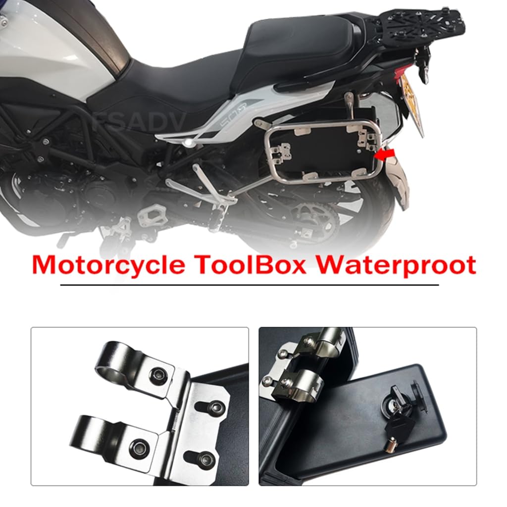 Boîte à outils pour moto R1200GS Adventure R1250GS ADV TRK502 côté gauche Boîte de rangement Pièce de rechange