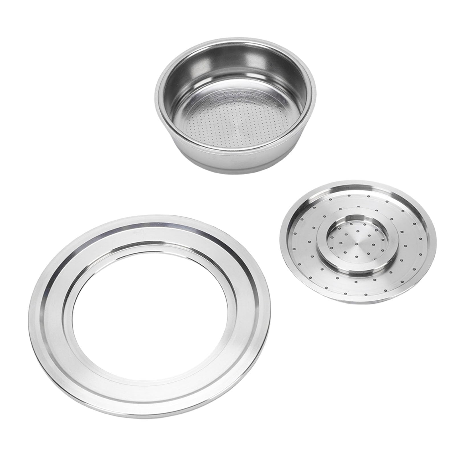 Acouto Taza Cápsula de Café Reutilizable Apta para Máquina de Café Cápsula Recargable Acero Inoxidable de Material Reutilizable Taza de Cápsulas de Recargables de Recargable