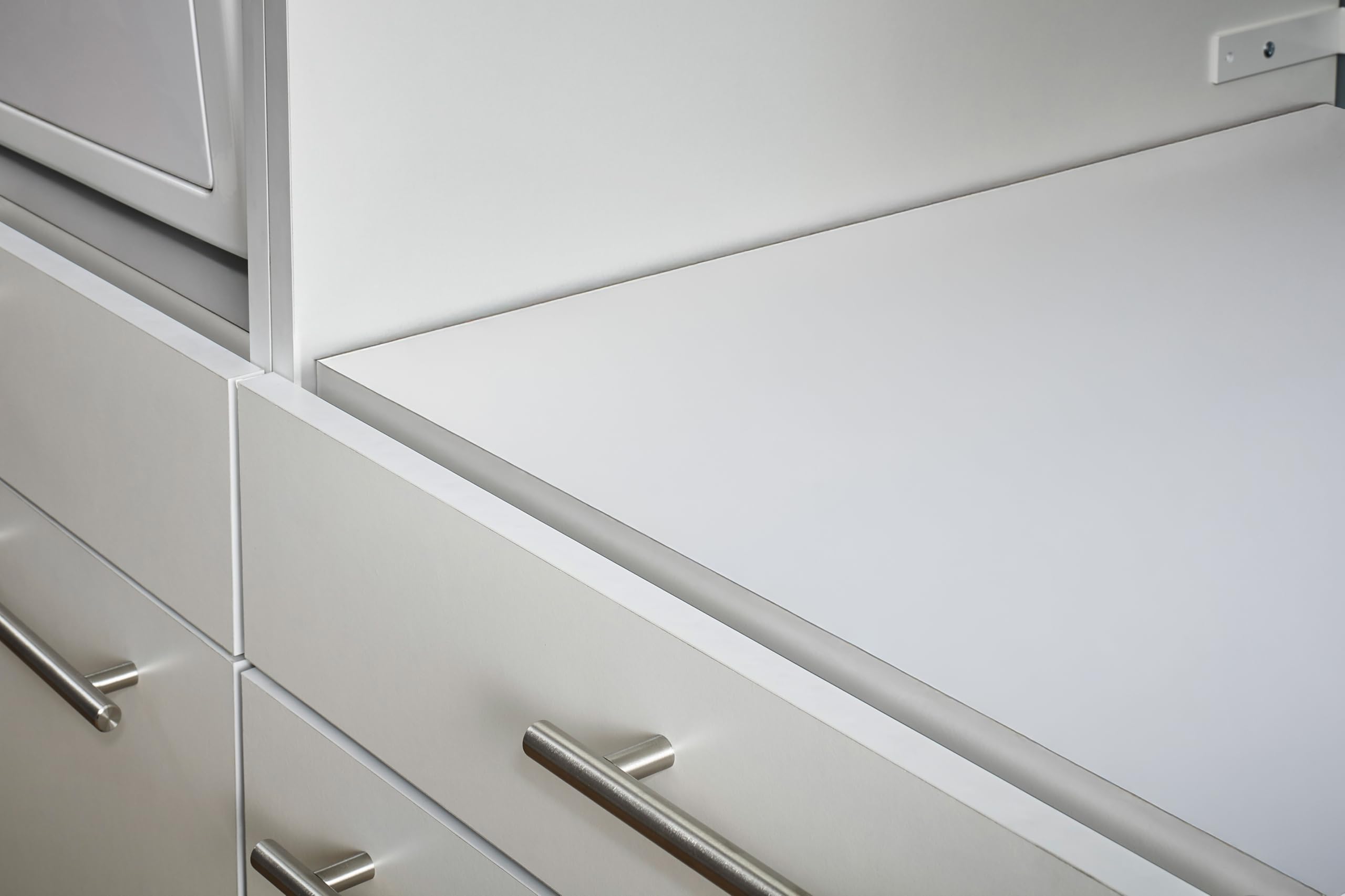 Laundreezy 2X Waschmaschinenschrank mit Wäscheschrank, Weiß - Waschmaschinen-Überbauschrank TÜV-Zertifiziert mit viel Stauraum - 185 x 162 x 67,5 cm (B/H/T)