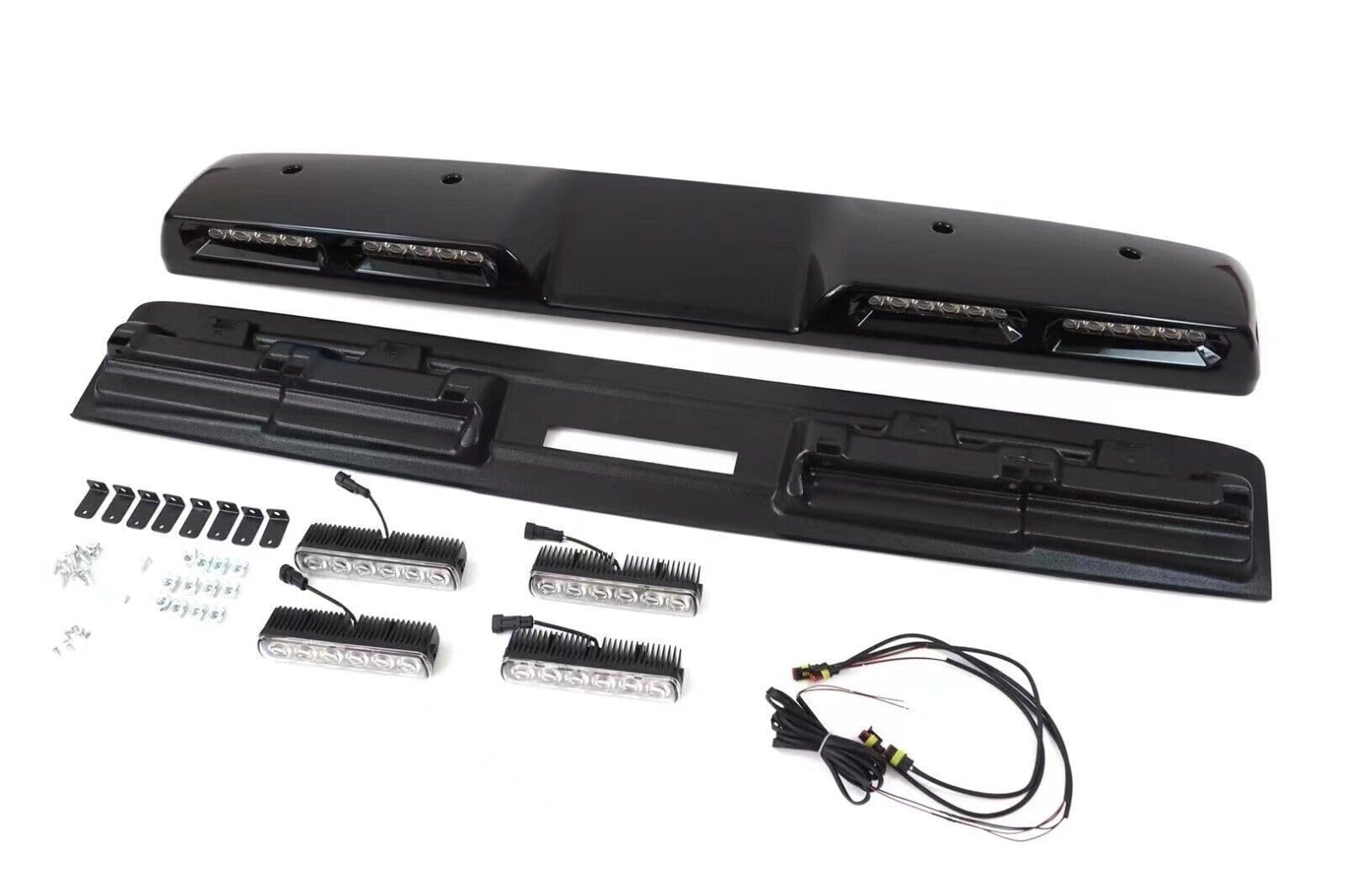 ZYCARE Fits For Mercedes Benz G Class W463 2019 2020 2021 2022 2023 Carbon Roof Light Bar with LED DRL