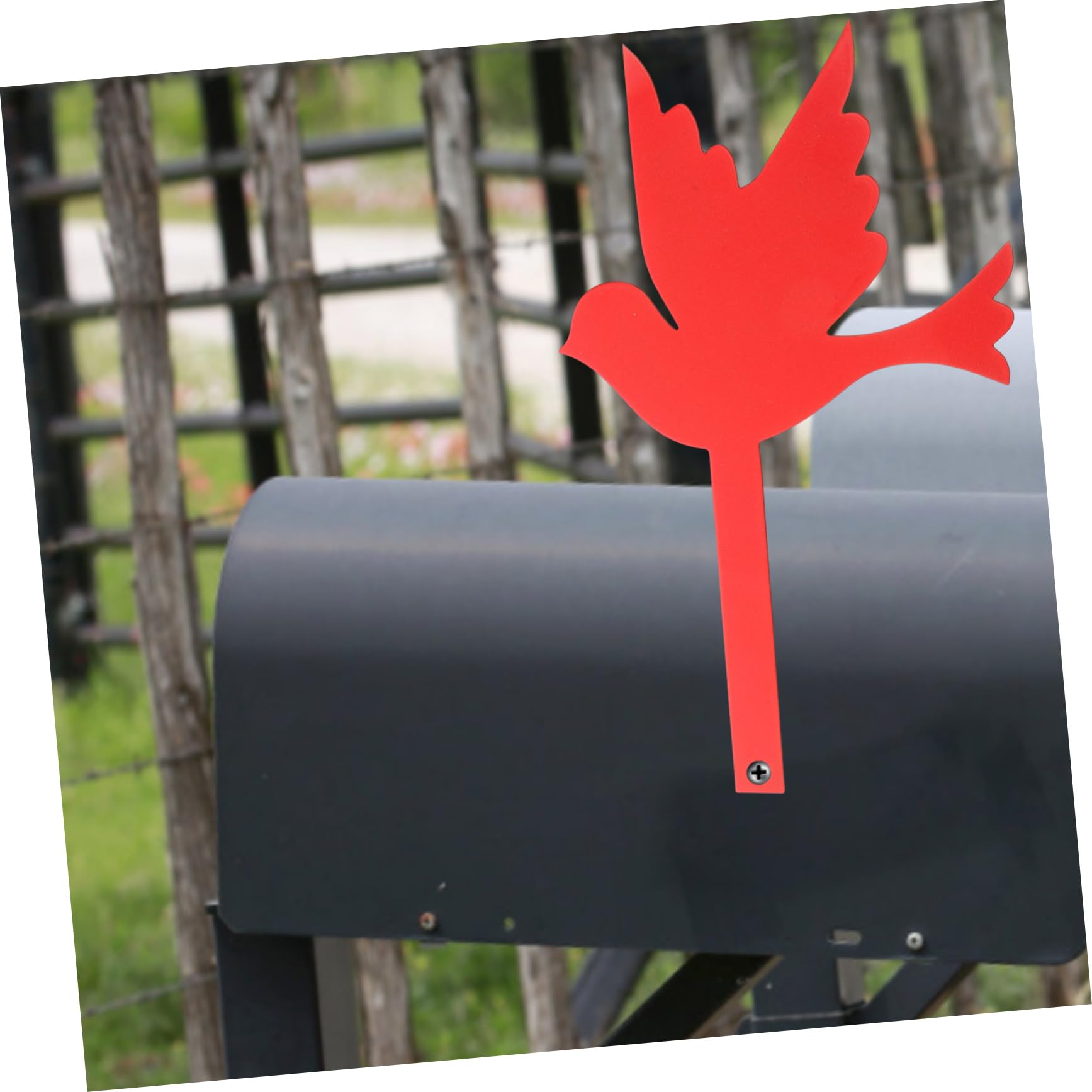 Toyvian Lot De 5 Décorations Forgé En Forme D'Oiseau Pour Boîte Aux Lettres Ornement De Jardin Panneau En Forme D'Oiseau Accessoires Pour Boîte Aux Lettres Drapeau
