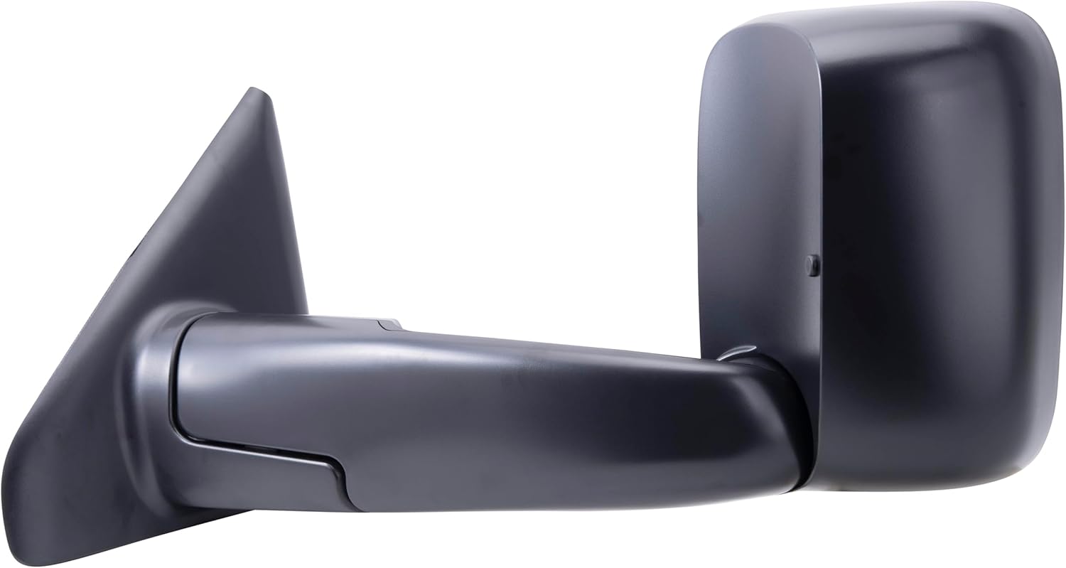 Brock Replacement Passenger Power Side Trailer Tow Flip-Up Mirror Heated 7x10 Compatible with 2002-2008 Ram 1500 Pickup Truck 55077444AO