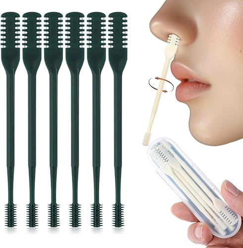 Miniatura 10 de Herramienta removedor de vello nasal de 360°, recortadora de vello nasal portátil para hombres y mujeres, cortador de pelo nasal 2 en 1, cuchillo