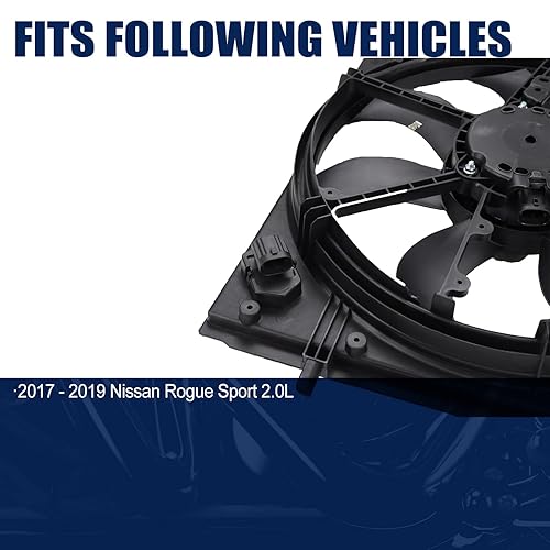 Miniatura 5 de 214816MA0A Reemplazo del conjunto del ventilador de refrigeración del radiador para Nissan Rogue Sport 2.0L 2017 2018 2019