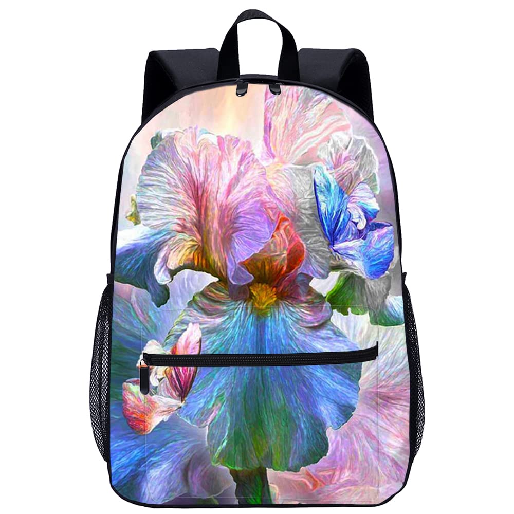 Sac à dos camping et randonnée fleuri pour marche active - 8