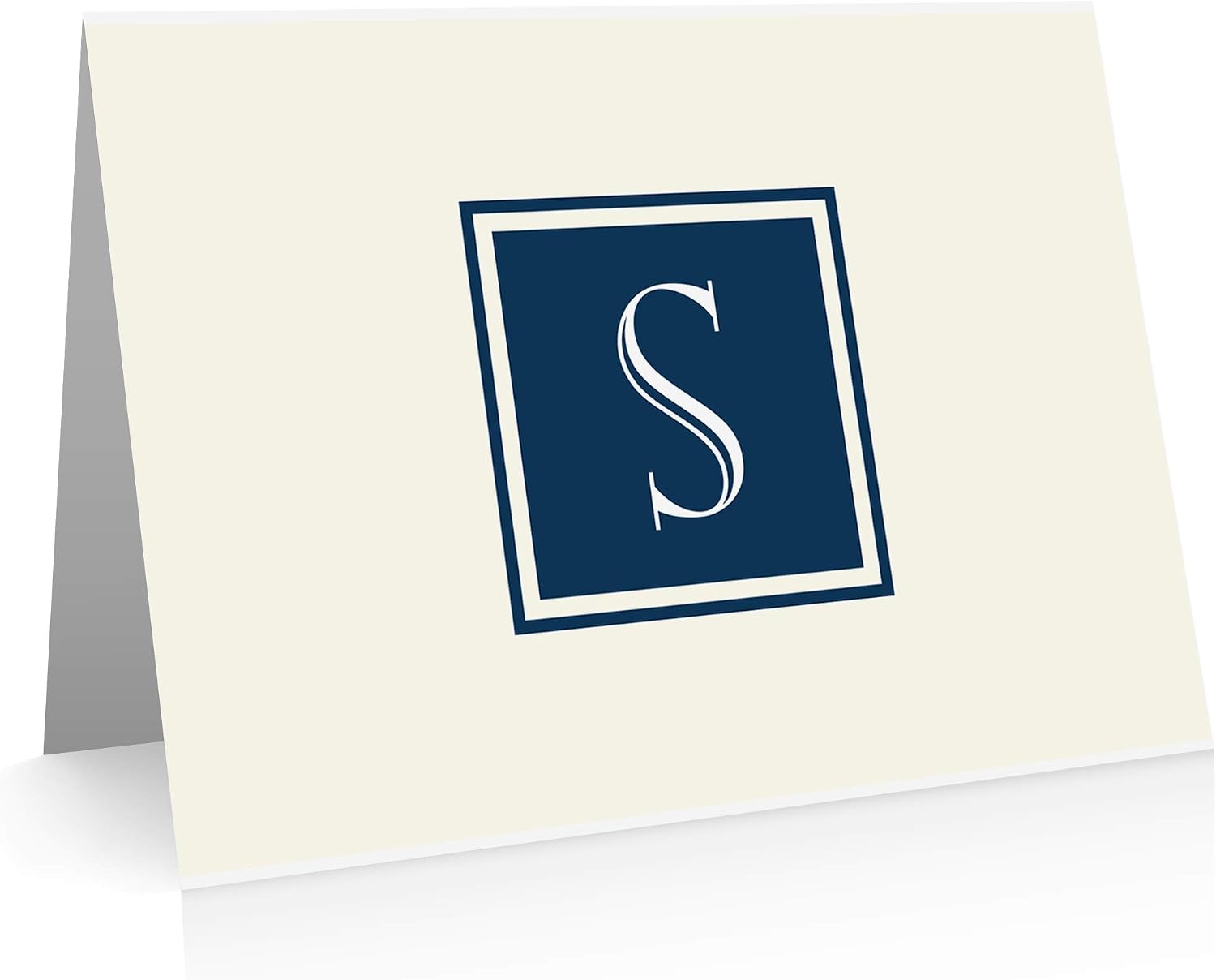 Monogram Stationery Note Cards (24 Foldover Cards and Envelopes) (S)
