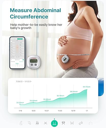 Miniatura 7 de FITINDEX FITINDEX - Báscula inteligente para peso corporal, cinta métrica inteligente para cuerpo