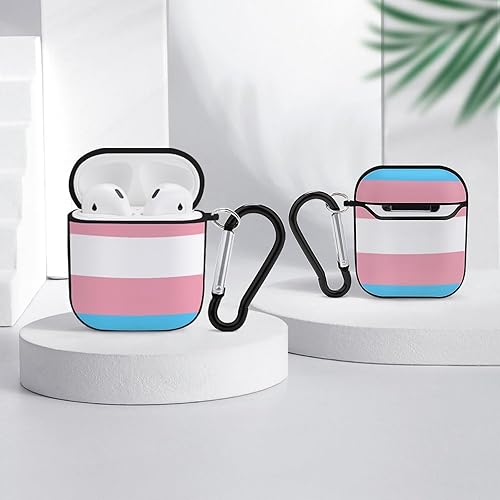 Miniatura 4 de Compatible con Airpods 2 y 3 para Airpods (bandera del orgullo transgénero)