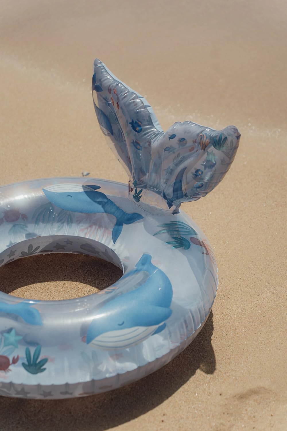 Little Dutch Ciambella da nuoto per bambini, gonfiabile per bambini dai 3 anni in su, blu Ocean World