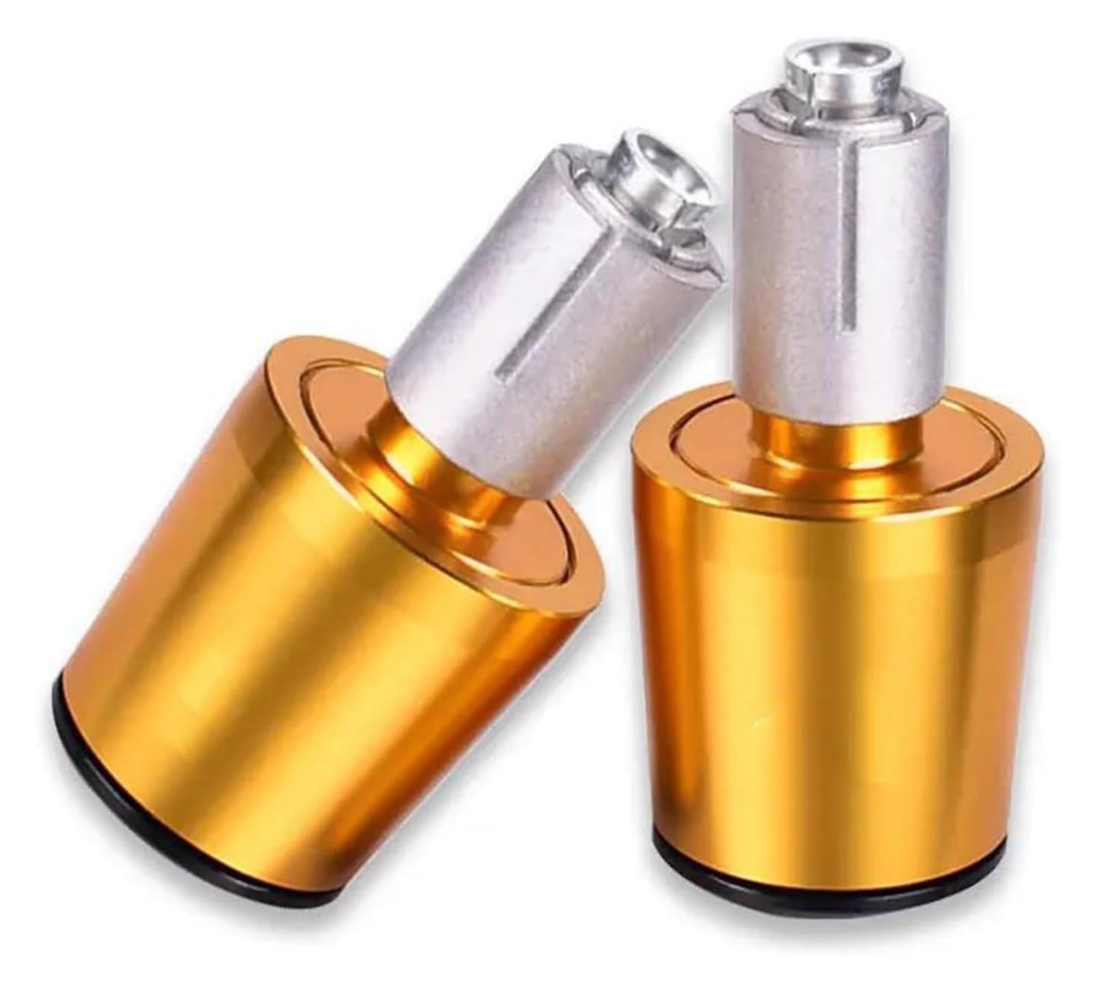 Contrappesi Per Manubrio Per T&riumph Per Speed ​​Four 600 Per Speed ​​Triple R RS S Per TWIN Per SPEEDMASTER Manubrio CNC Manopole Manubrio Tappi Manubrio Estremità(Golden)