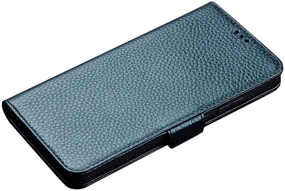 Étui à rabat iPhone 12 avec porte-carte et support vidéo intégré vert