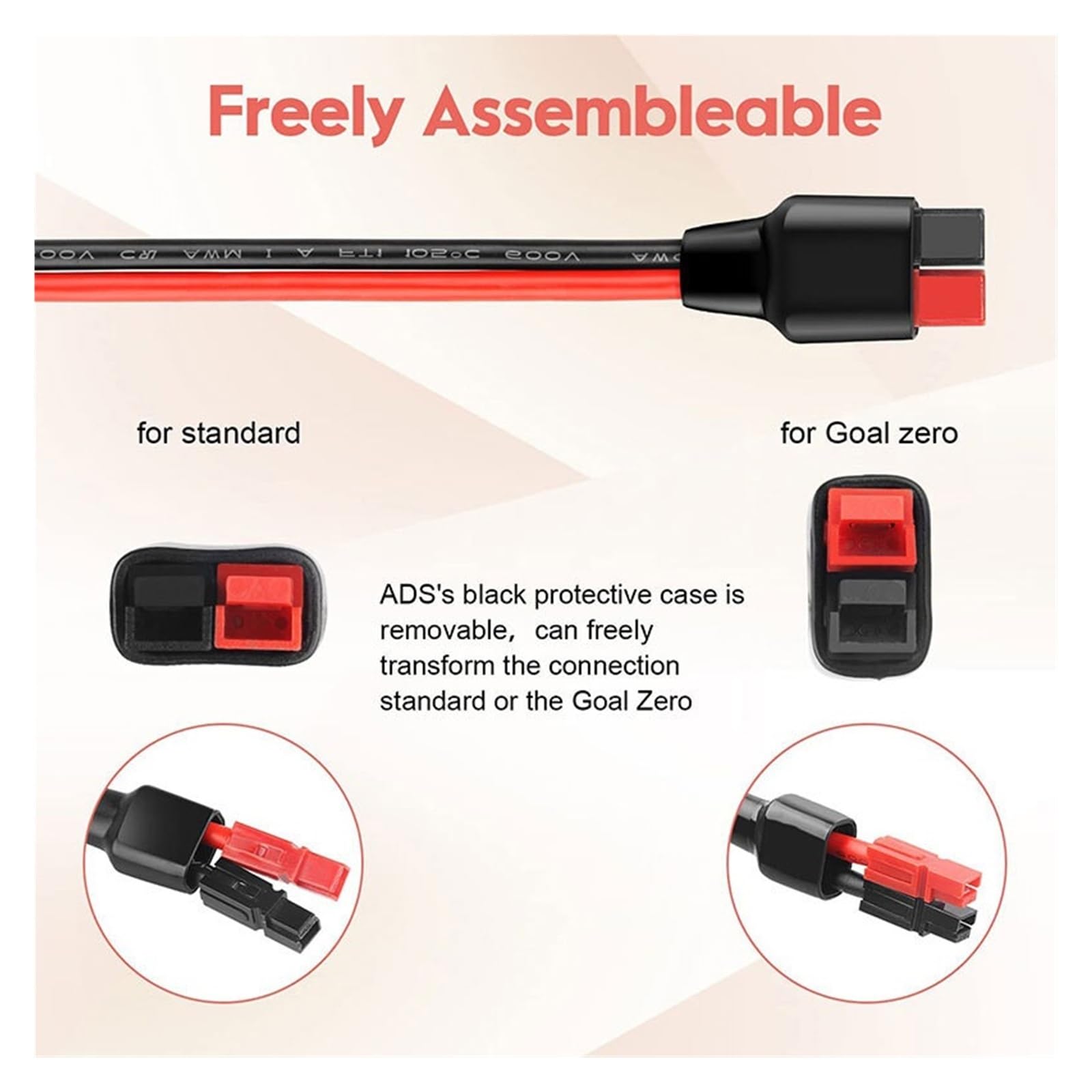 Anderson to Cigarette Lighter Charging Cable 2 m 12 V 24 V do Power Station