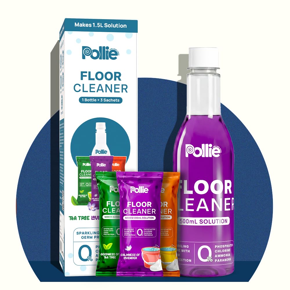 Pollie Surface & Floor Cleaner | Disinfectant Floor Cleaner Refill Pack | Kills