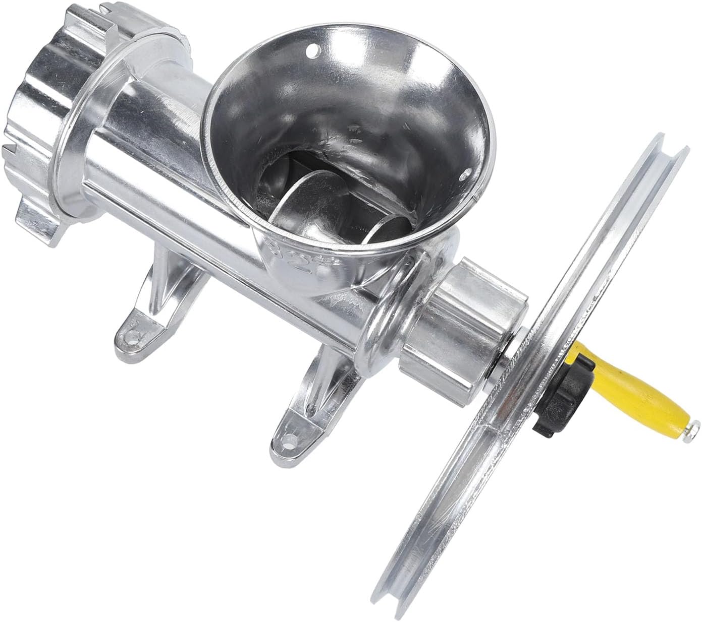 Manual Meat Grinder Aluminum Alloy Multifunctional Rapid Sausage Mincer, Hand Crank Meat Grinding Machine with Adjustable Thickness for Home and Commercial Use