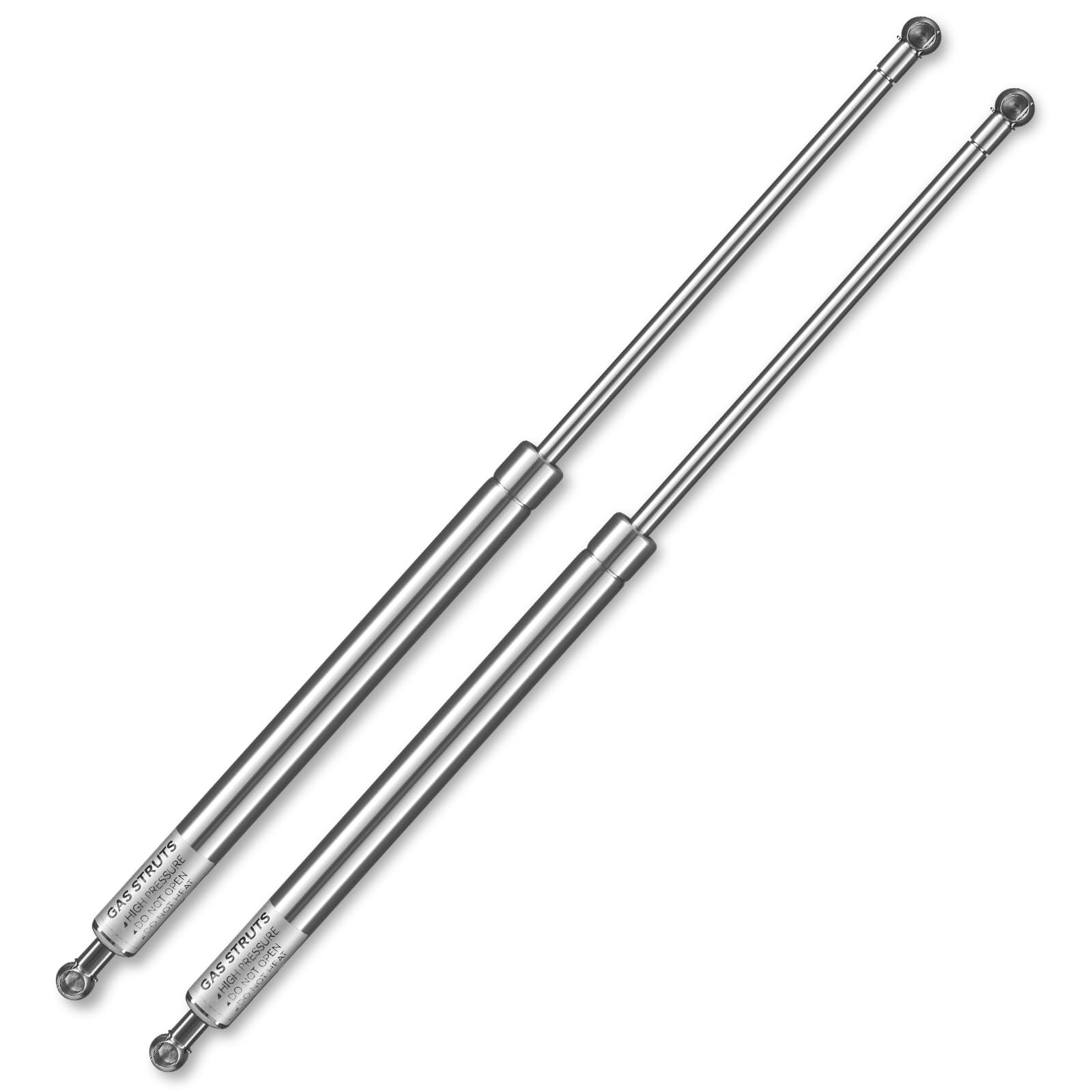 Vepagoo Uniwersalna sprężyna gazowa ze stali nierdzewnej 380 mm, 150 N, 40 kg, nadaje się do użytku w morzu, do łodzi, pokrywy, drzwi, drzwi, szopy, okien i innych niestandardowych projektów Heavy