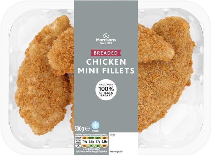 Morrisons Breaded Chicken Mini Fillets, 300g Amazon.co.uk Grocery