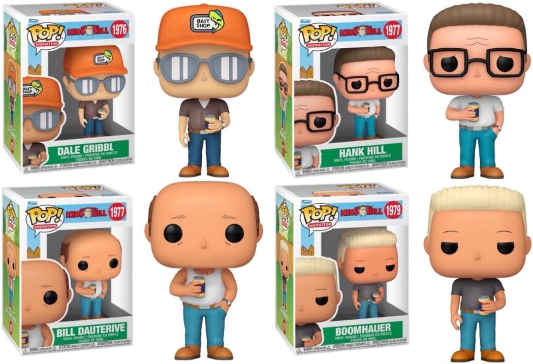Funko King of the Hill Pop! Television Complete Set (4)