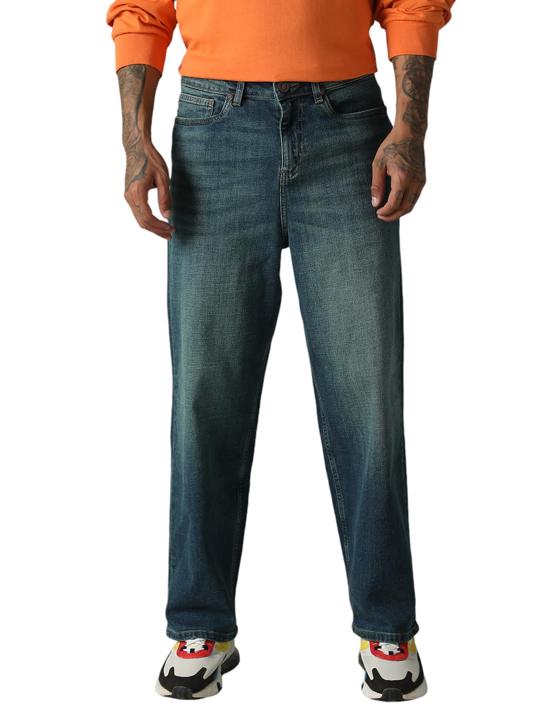 Hubberholme Men Washed Cotton Loose Fit Mid- Rise Jeans 70 - Review, Price and Buying Guide