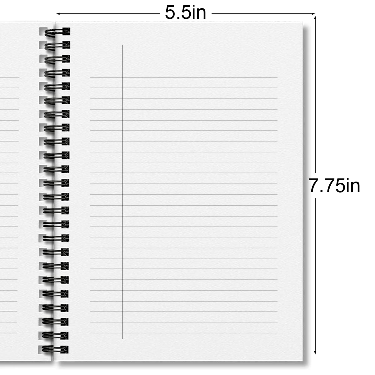 GOLEEX Blank Spiral Notebook Sheep Crocheting Lover Journal Notebooks For Girls Men Kids Women Weekly Monthly Planner Composition Organizer Notes Travel Study Work Business image 3