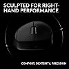 Logitech G PRO X Superlight 2 DEX Lightspeed Wireless Gaming Mouse, 60g Pro-Grade Lightweight Mouse with 5 Programmable Buttons, 44k DPI Sensor, 8K Polling, USB-C Charging, for PC/Mac - Black