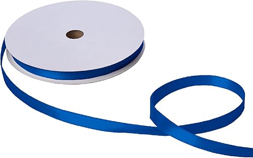 Miniatura 6 de Jillson Roberts Cinta de satén de doble cara de 58 pulgadas disponible en 21 colores, verde cazador, carrete de 100 yardas (BFR0925)