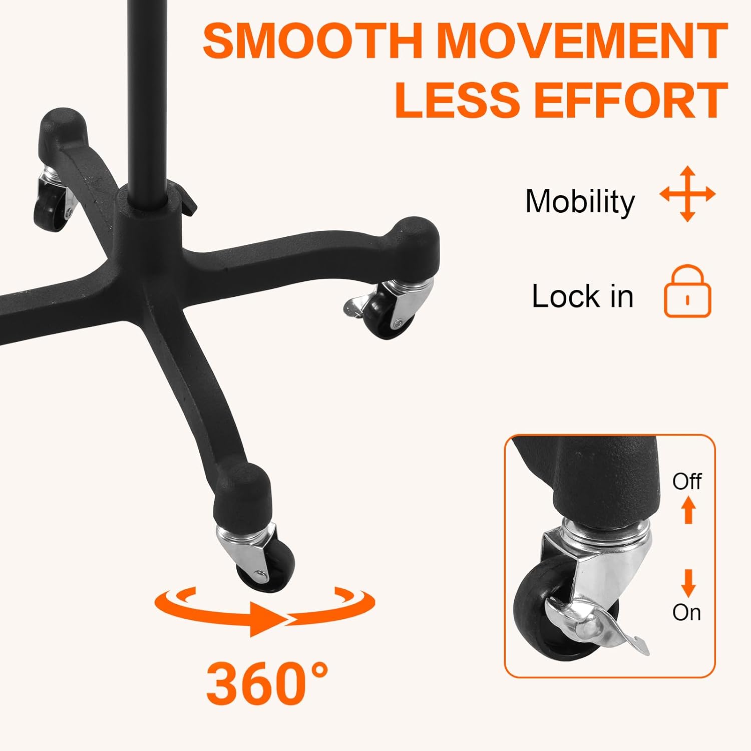 HUBAI Male Mannequin Torso with Stand Height Adjustable Adult Mens Body Dummy Sewing Mannequin Easy Assembly with Wheels Male Dress Form for Clothing Display and Sewing