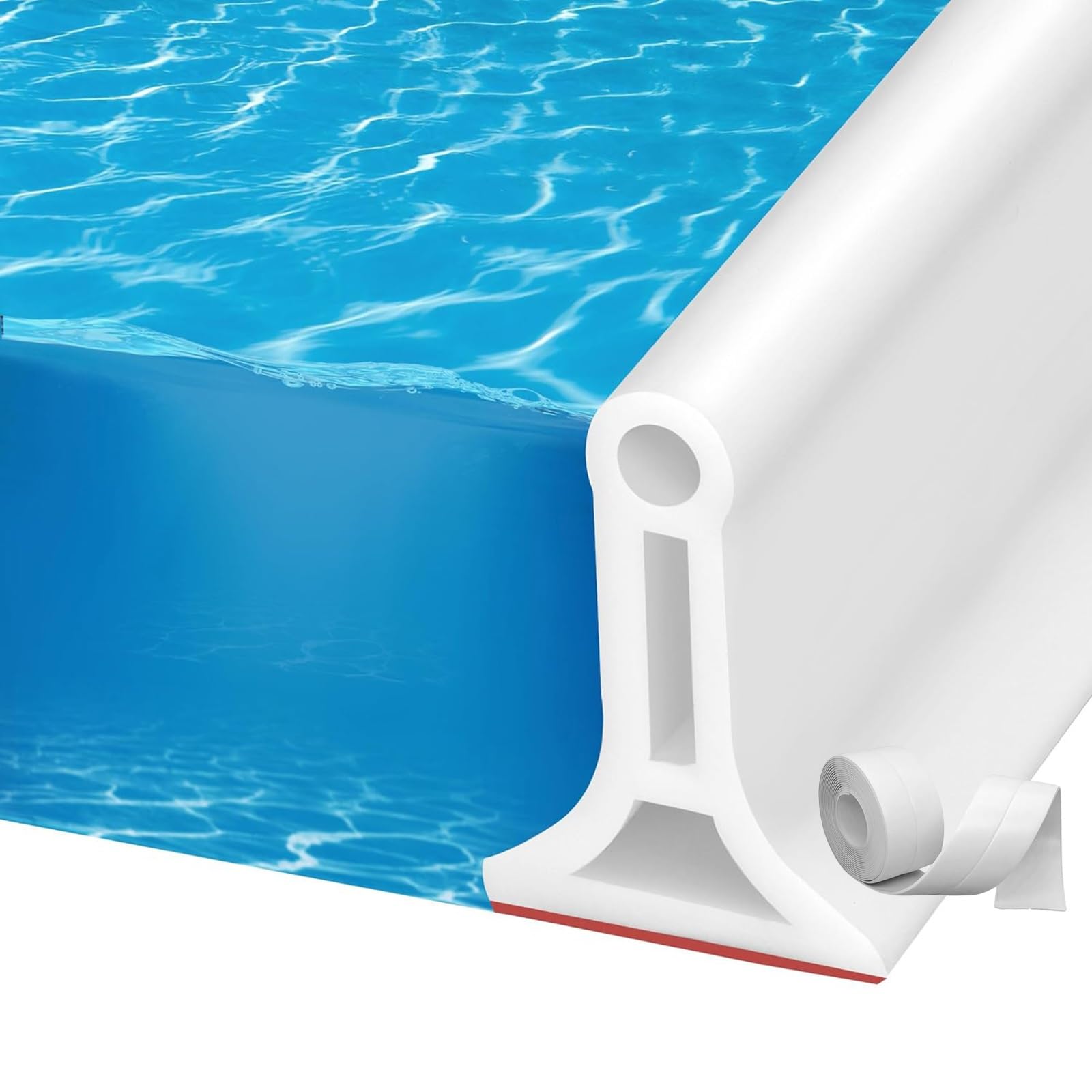 Paraspruzzi in silicone autoadesivo, diga in silicone per soglia doccia con nastro adesivo, guarnizione per pavimento per doccia, guarnizione per pavimento per bagno per stanza umida ( Color : Gray ,
