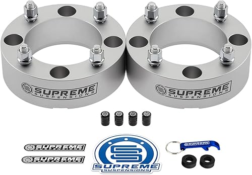 Supreme Suspensions - Juego de 4 espaciadores de rueda para Can-Am Maverick X3 2017-2021 Patrón de pernos de 0.157 x 5.394 in, pernos M12x1.5 y
