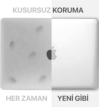 Minesk Macbook PRO 14'' için M5-M1 Pro/Max Chip (A3426/A3427/A3434) (A2992/A2918/A2779/A2442) (A3112/A3185/A3401) Uyumlu Ultra Clear Koruyucu Kılıf (Super Şeffaf, 14 inç Pro Serisi)
