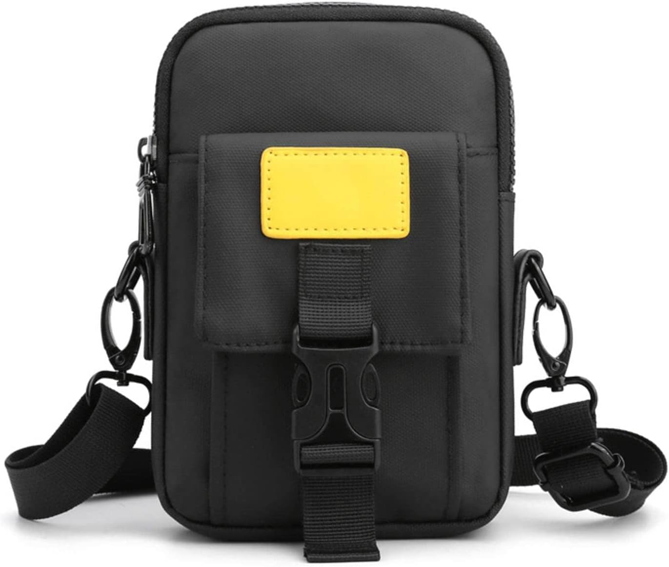 Waist Bag for Unisex Fanny Pack for Hiking Travel Camping Running Sports Outdoors/Money Belt with Adjustable Strap(Color_Black)