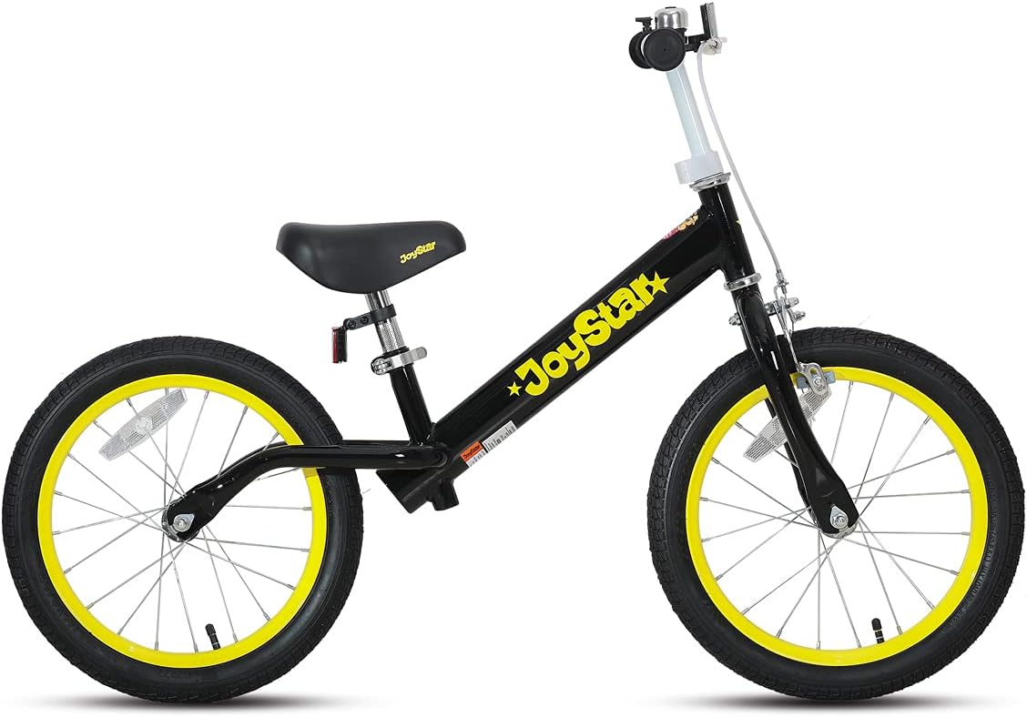 JOYSTAR 14 &16 Inch Kids Balance Bike for 3 4 5 6 7 8 Year Old Girls Boys, 14" Balance Bike for Toddler, 16 in Large Balance Bikes, Ride on Toys Gifts : Toys & Games