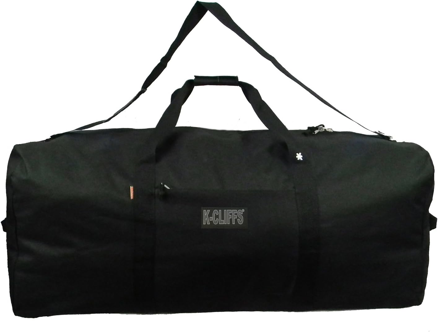 K-Cliffs Heavy Duty Cargo Duffel Large Sport Gear Drum Set Equipment Hardware Travel Bag Rooftop Rack Bag (36" x 17" x 17", Black)