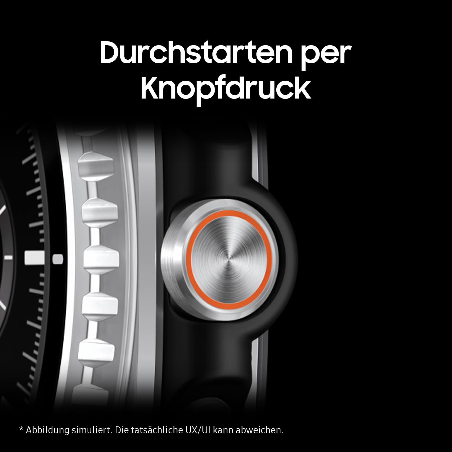 Samsung Galaxy Watch8 Classic Smartwatch, Fitness-Uhr, 64 GB Speicher, 46 mm, Bluetooth, Schwarz