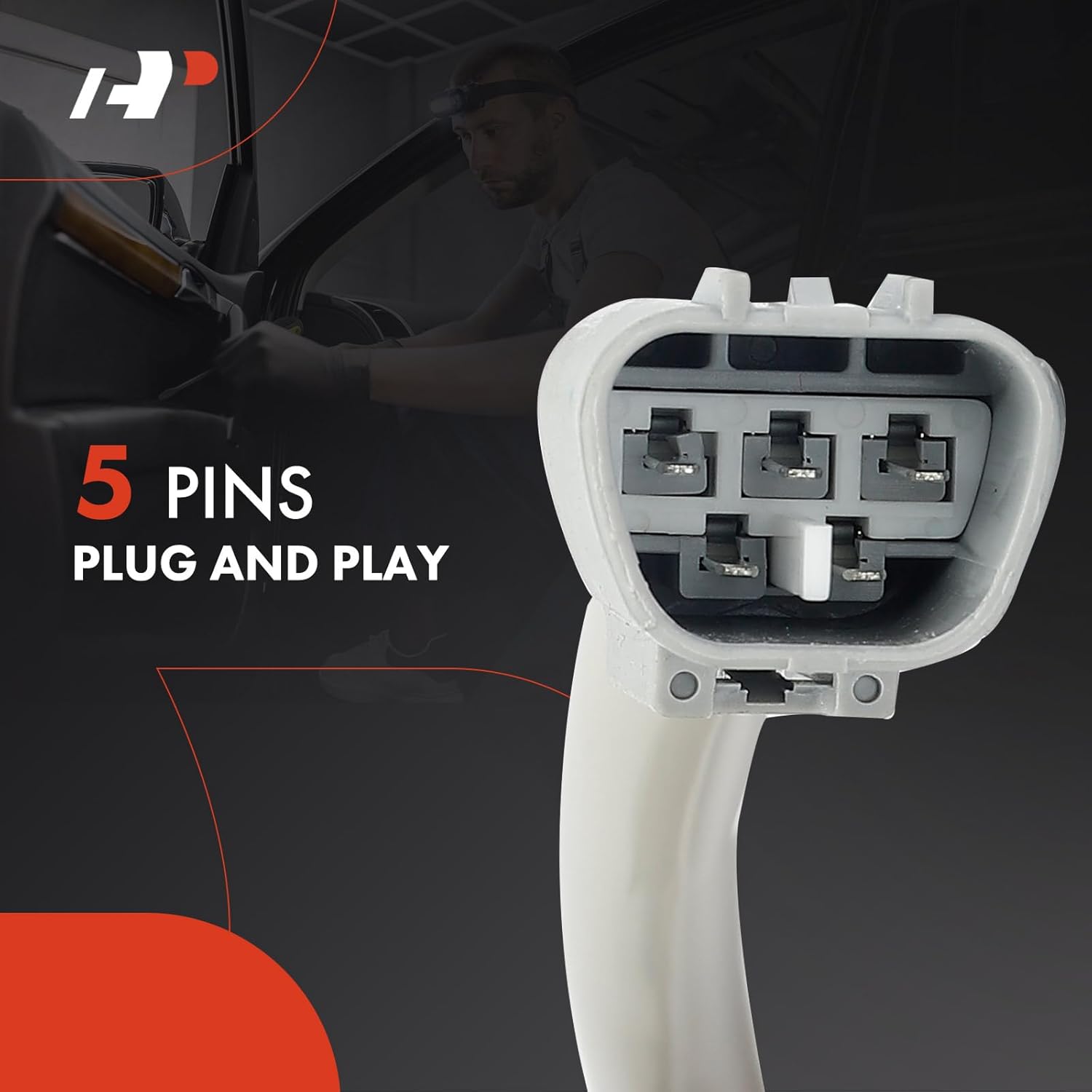 A-Premium Rear Right Power Window Lift Motor Compatible with Toyota Land Cruiser 2001-2007 & Lexus LX470 1998-2007, Passenger Side, with Anti-Clip Function, Replace# 8572060120