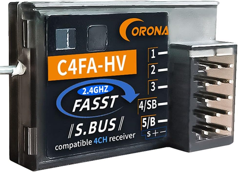 Cooltech Corona C4FA 4 Channel Futaba fasst SBUS Waterproof Compatible Receiver for 3PK 4PK RC car Surface C1 Mode RFA04C