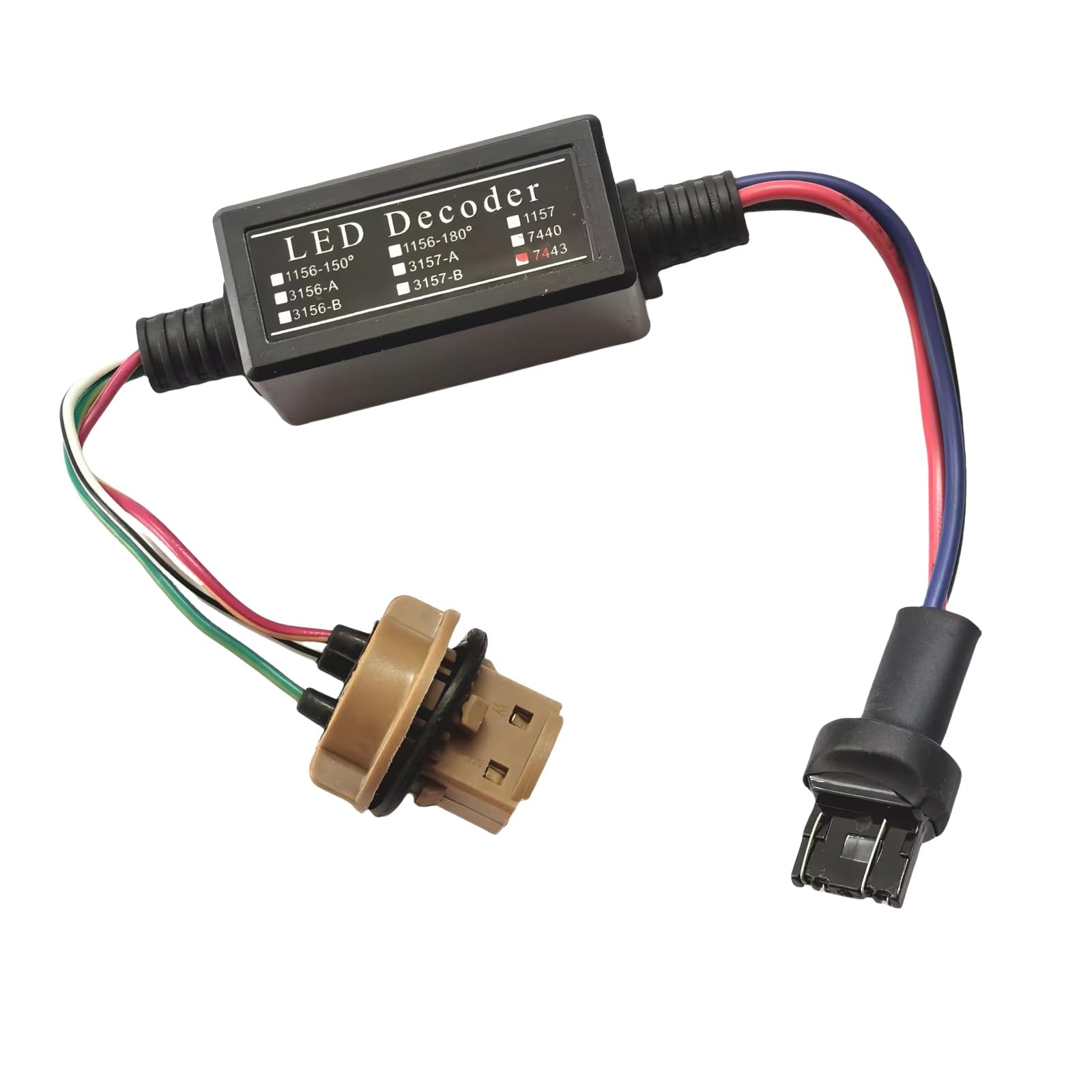 ケンケン Amazon.com: Montesy T20 7443 LED Light Decoders with Easy Plugs