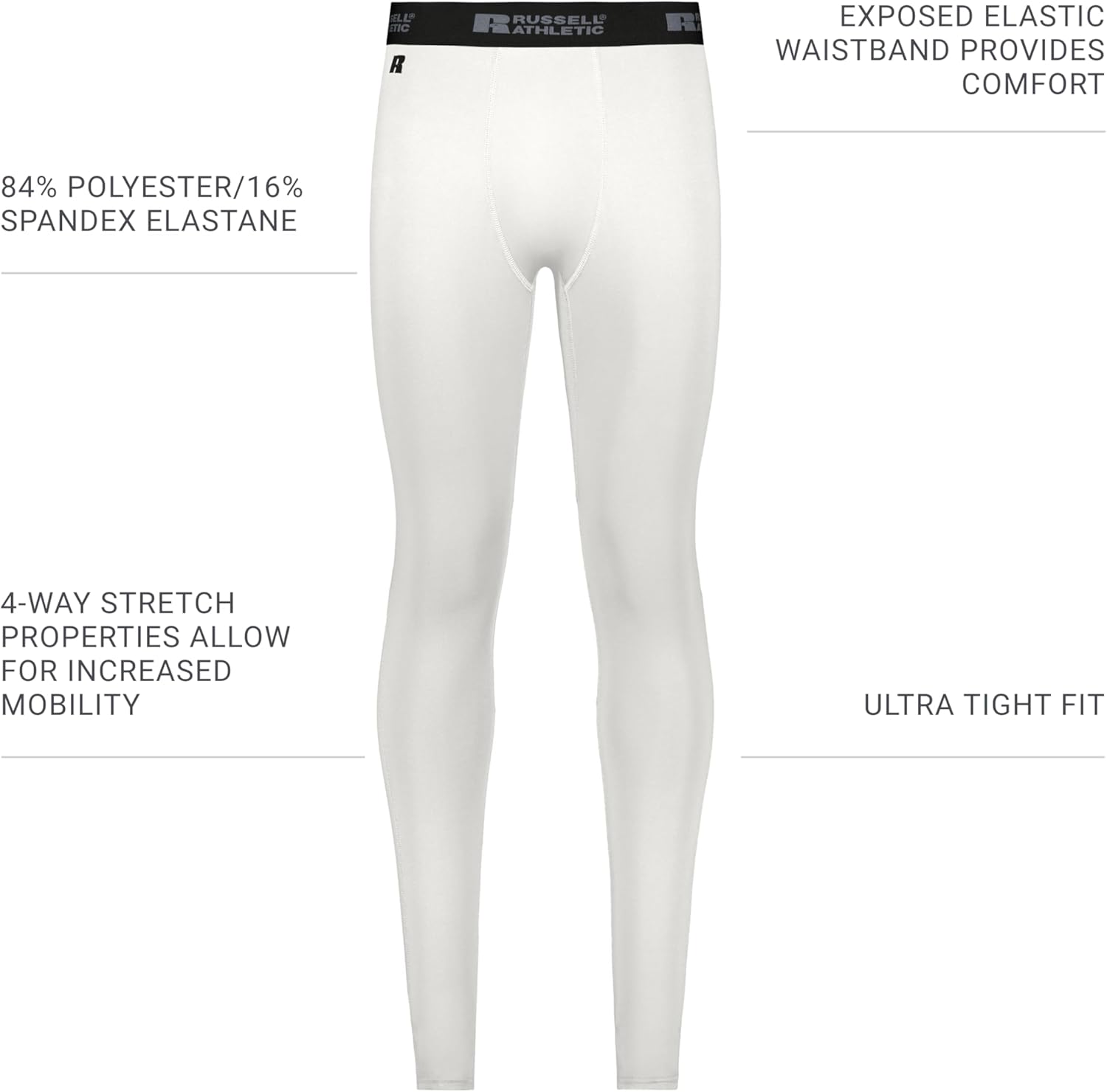 Russell Athletic Men's Russell Athletic Compression Full Length Tight