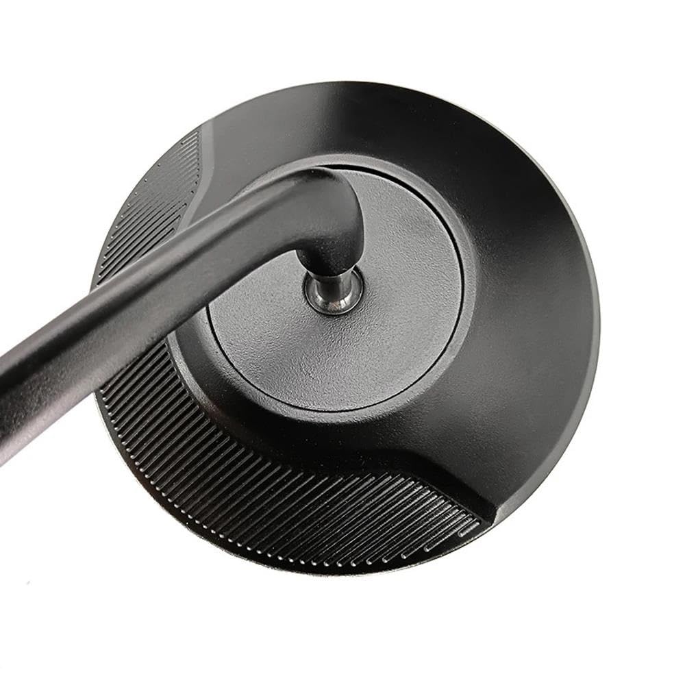 Rétroviseurs Universels Pour Motos Rétroviseurs Latéraux Ronds Pour Royal Enfield Pour Continental GT Pour Interceptor 650 Ensemble rétroviseurs de moto(Noir)