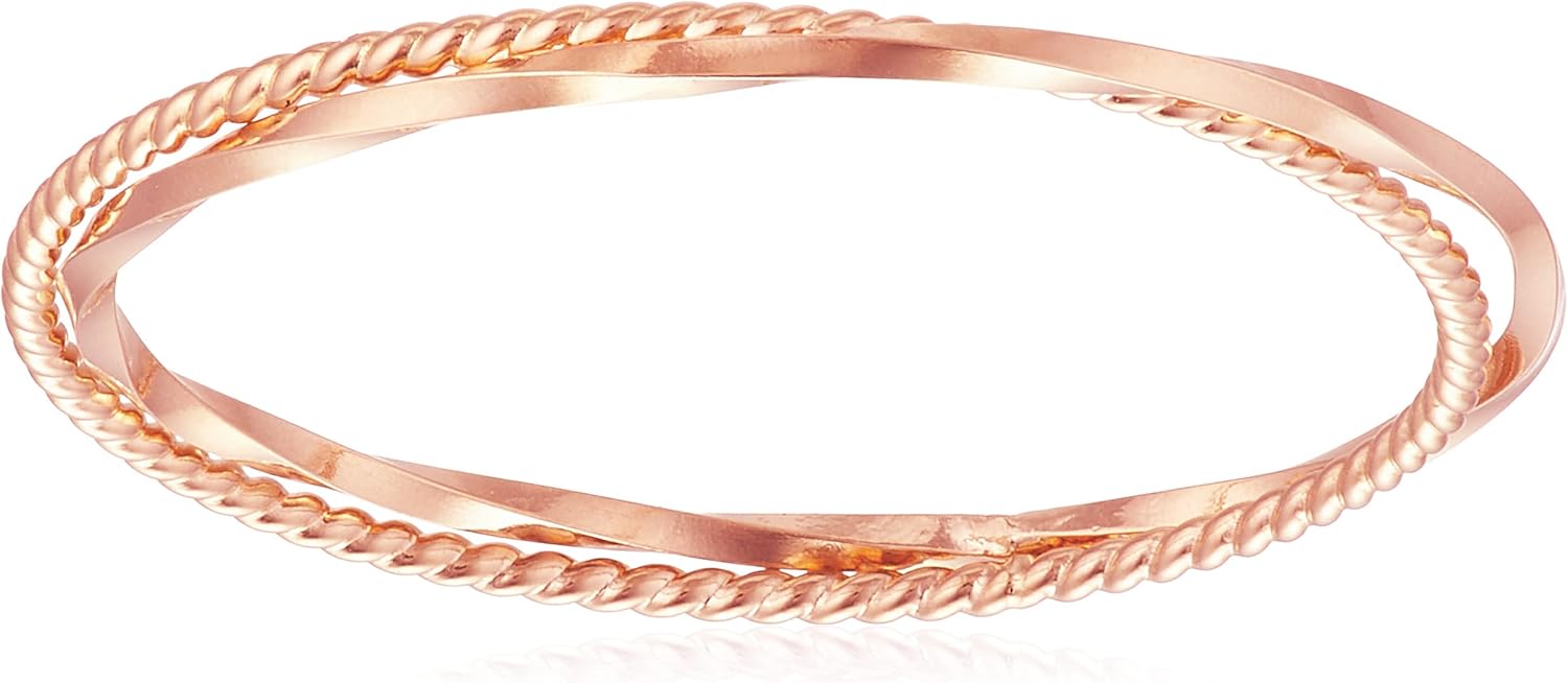 Amazon.co.jp: Jewelry Shop M K18 Metal Ring, Made in Japan, 2 Row