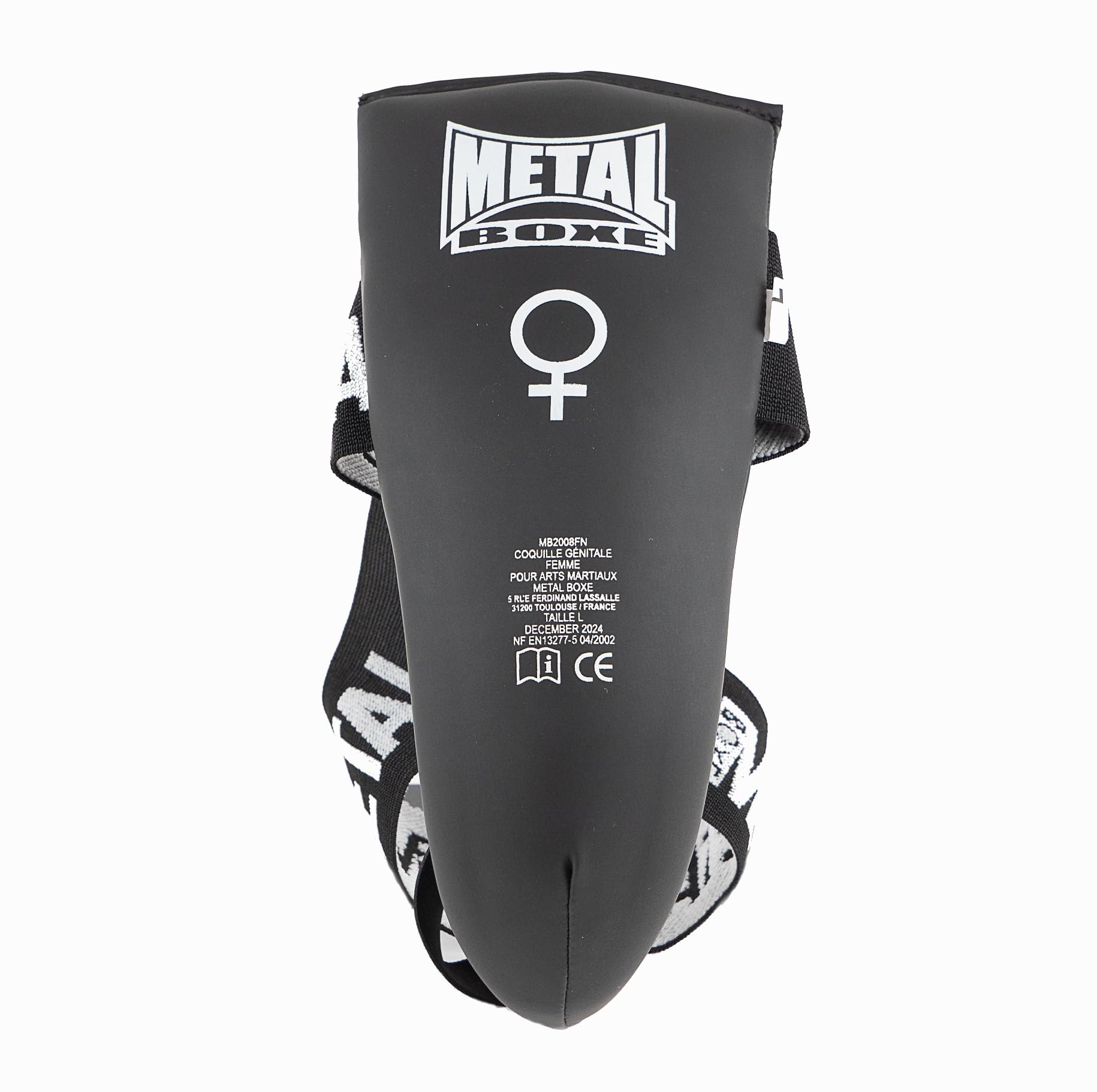 Metal Boxe Concha Mujer semiprofesional Negra