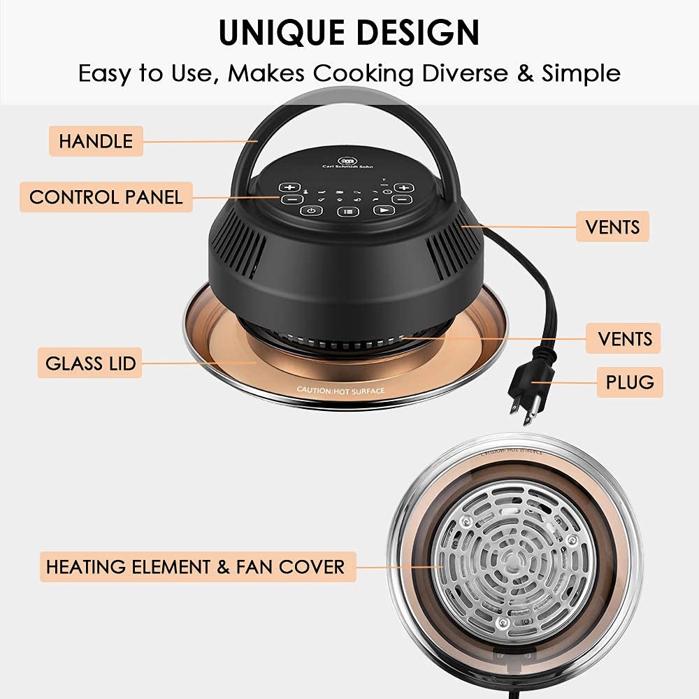 Buy 1829 CARL SCHMIDT SOHN CSS Air Fryer Pressure Cooker Lid