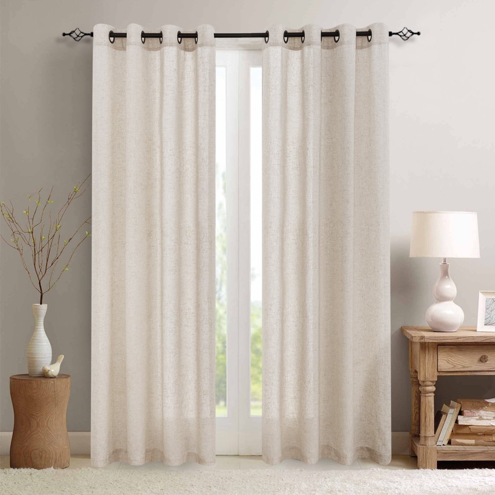 Organic Cotton Sheer Curtains Curtains & Drapes