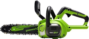 Greenworks 24V 10 in Cordless Compact Electric Chainsaw, Tool Only